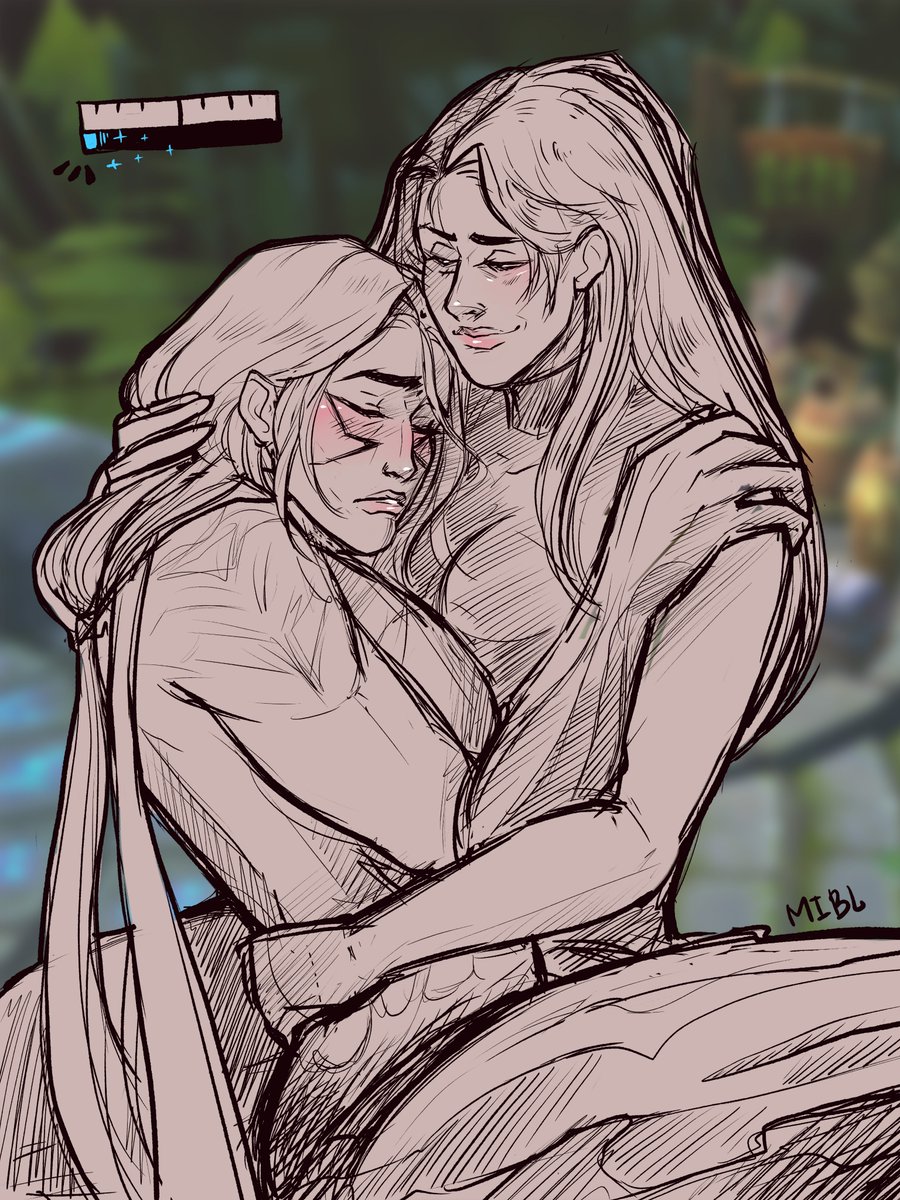 ColossusMibl's tweet photo. When I'm very attached to a character, I really want to touch him. That's why I draw myself next to Varus so often. To be closer to him at least in the sketches🥺
PS: I got the idea that by spending mana, champions want to sleep

#LeagueOfLegends #Varus https://t.co/khNYQhLevP