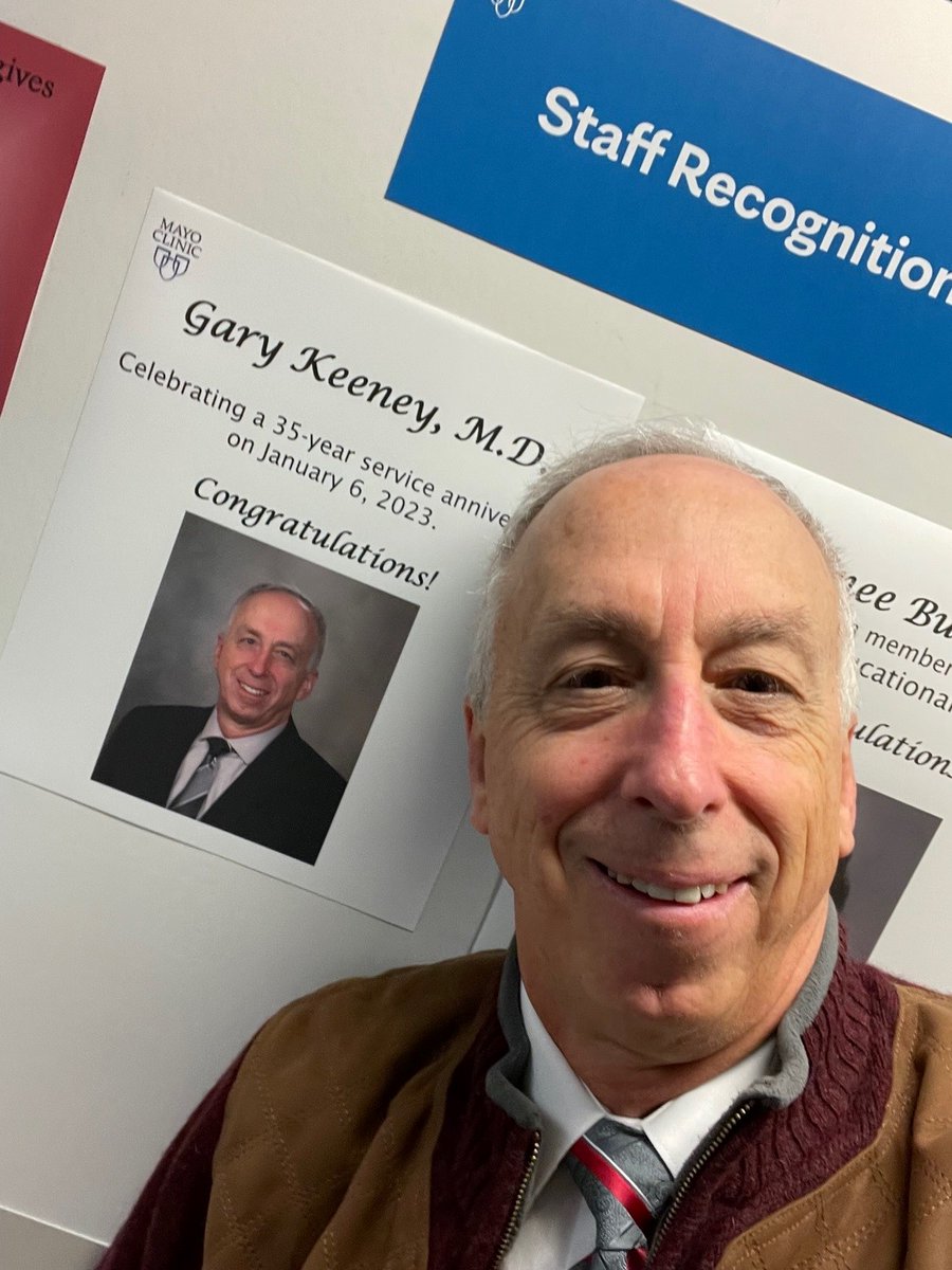 GaryKeeneyMD's tweet photo. Pathology rocks!  Thirty-five years goes in a flash if you love what you do!  Enjoy the ride! (I’m still enjoying it). Bonus: The son I’m holding also became a pathologist! https://t.co/4gbmAN6GxF