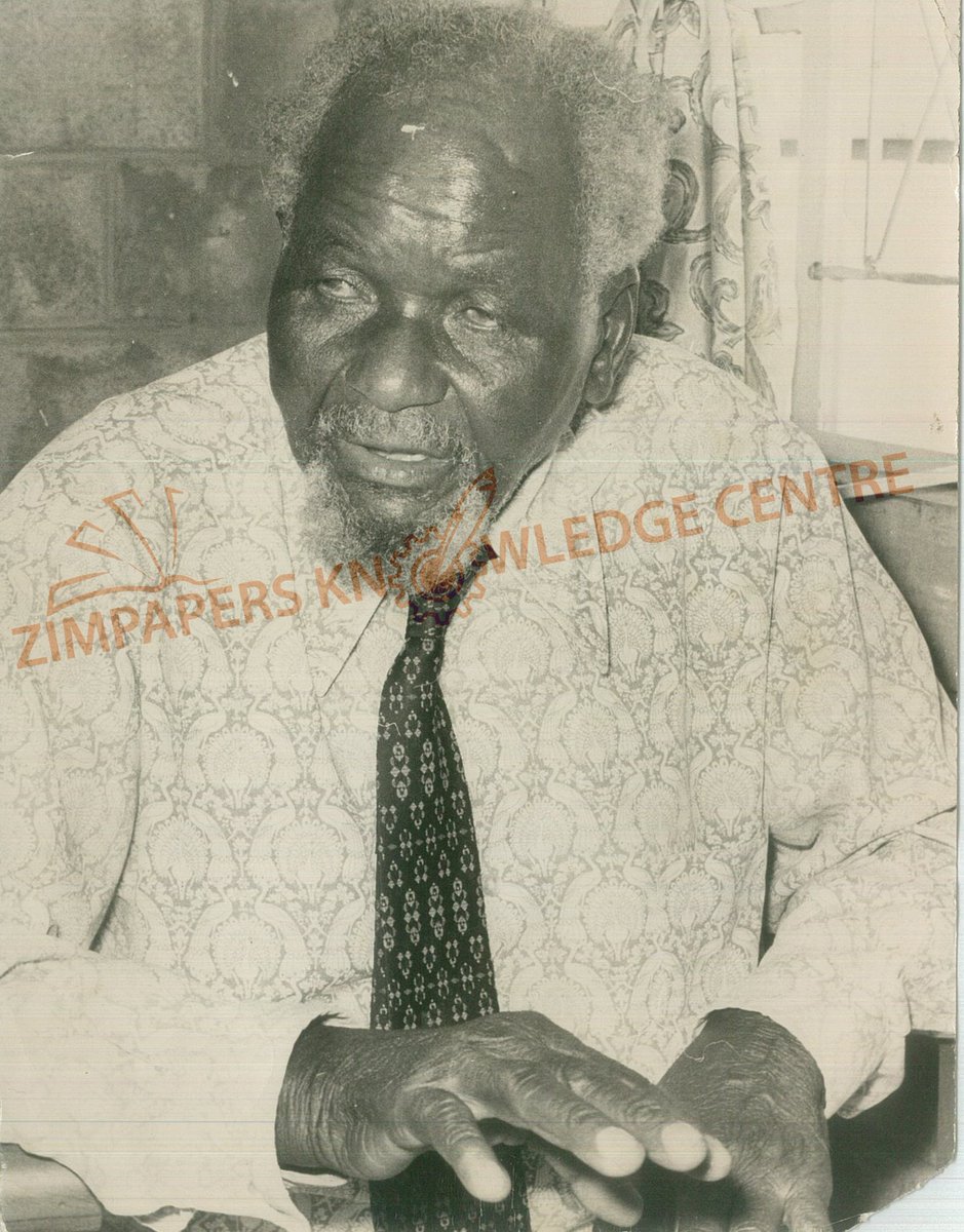 1890-1982 #MHDSRIEP NATIONALIST Sergeant Masotsha NDLOVU was brave & foresighted. He believed in African nationalism. He was a member of SACP, ANC, NDP & ZAPU. - The Herald, 12 Jul 1982. 📸Stephen Sibanda @ZimpapersCentre @ZimpapersByo