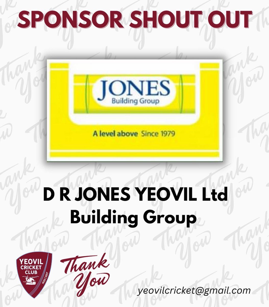 Yeovil Cricket Club (@yeovilcricket) on Twitter photo More shout outs to our fantastic supporters 🙌🏼
Our voluntary run Cricket Club just couldn’t exist without you.
If you’d like to help our Club in any way please DM us for details, or get in touch by email;
yeovilcricket@gmail.com
Thank you 🏏🔥
#yeovilcricketclub More shout outs to our fantastic supporters 🙌🏼
Our voluntary run Cricket Club just couldn’t exist without you.
If you’d like to help our Club in any way please DM us for details, or get in touch by email;
yeovilcricket@gmail.com
Thank you 🏏🔥
#yeovilcricketclub