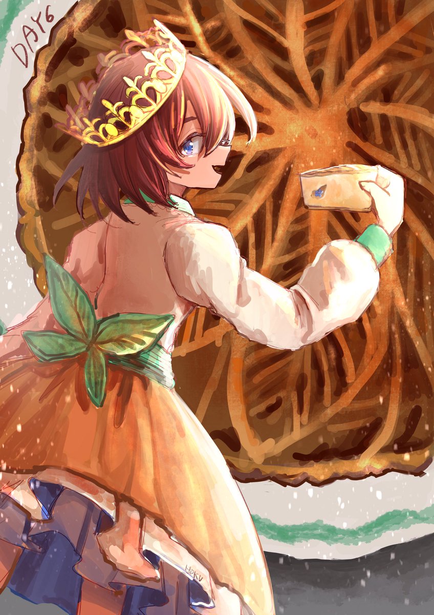 「#100日チャレンジ day6Galette des Roisたべたいー 」|灯晴ほく@コミティアて62aのイラスト