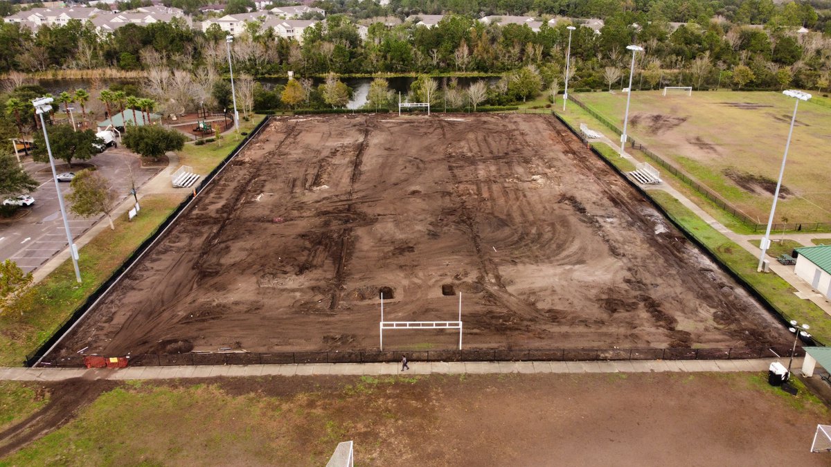 jaxparks's tweet photo. The ball fields at Fort Family Regional Park located at 8000 Baymeadows Road E., 32256 are coming along!  Once complete most of the fields will have artificial turf. Stay tuned!
@CityofJax
@jaxparks https://t.co/YCoUGH6Ssg