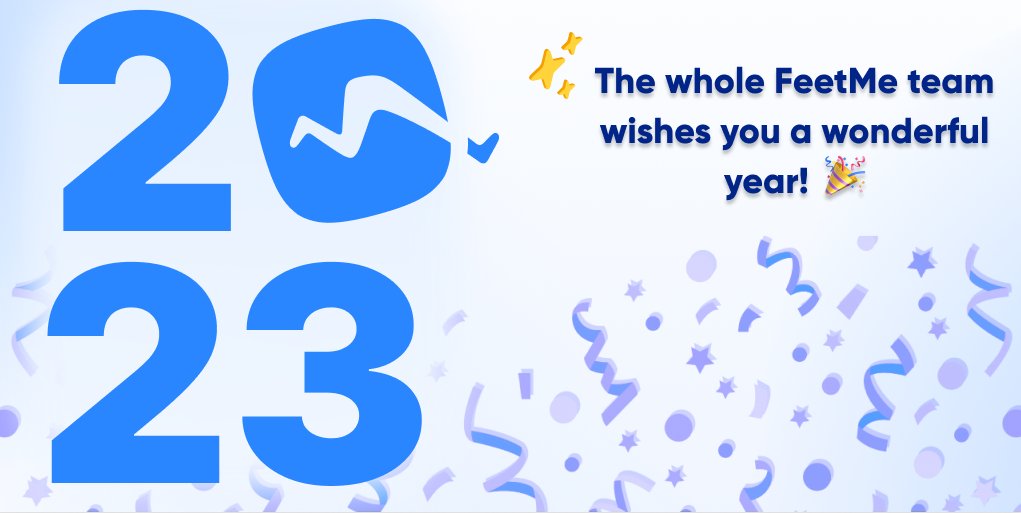 Feet_Me's tweet photo. FeetMe employees wish you a Happy New Year!🎉Come to discover who we are and how our solutions help people with mobility disorders feel and move better every day? Leave us a comment 💬Click on follow from our profile homepage🖱️#newyear2023 #teamculture #wishes #commentbelow #like https://t.co/abvaoiw8th