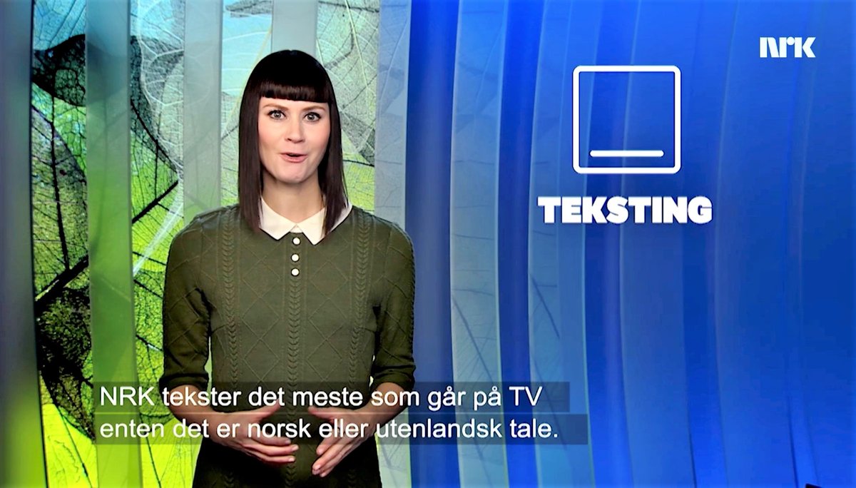 dovblindhet's tweet photo. #NRK har kommet i gang med direkteteksting av sendinger som vises på direkten. https://t.co/Spg19FcPEU #teksting #direktesendig #nrktv #tv #dovblindhetno #nkdb https://t.co/HE0DASFVD9