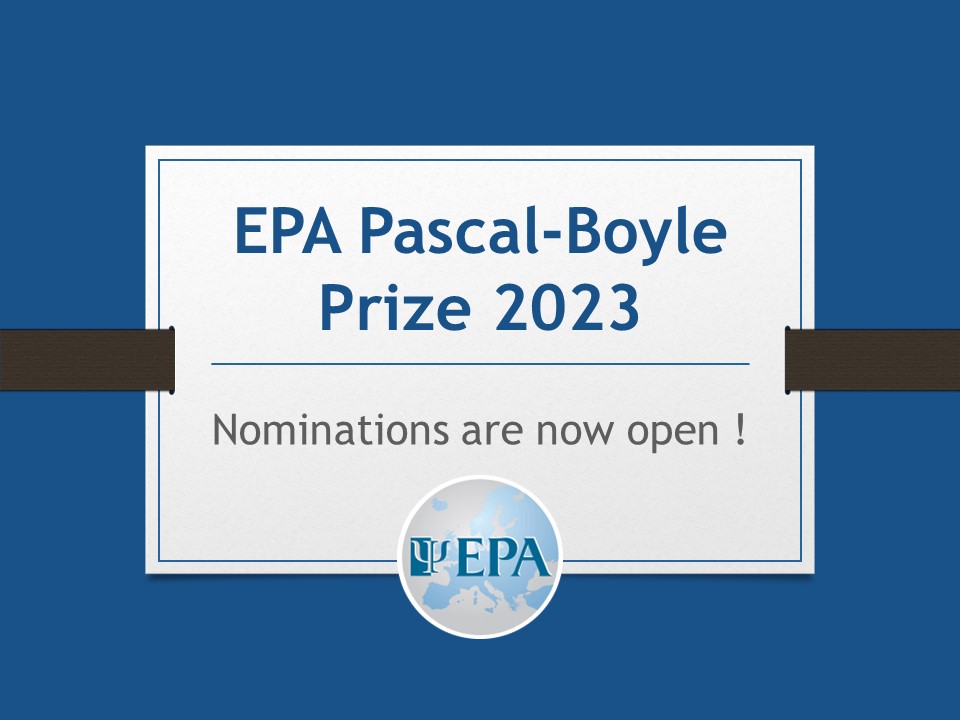 Euro_Psychiatry's tweet photo. 🚨 Nominations are open for the EPA #PascalBoylePrize 2023, acknowledging the outstanding achievements of women working to improve #mentalhealth care in Europe

✍️ More info and nomination form: https://t.co/01trlzhebs

📅 Deadline: 16 Jan https://t.co/GlJ2XLoGQS