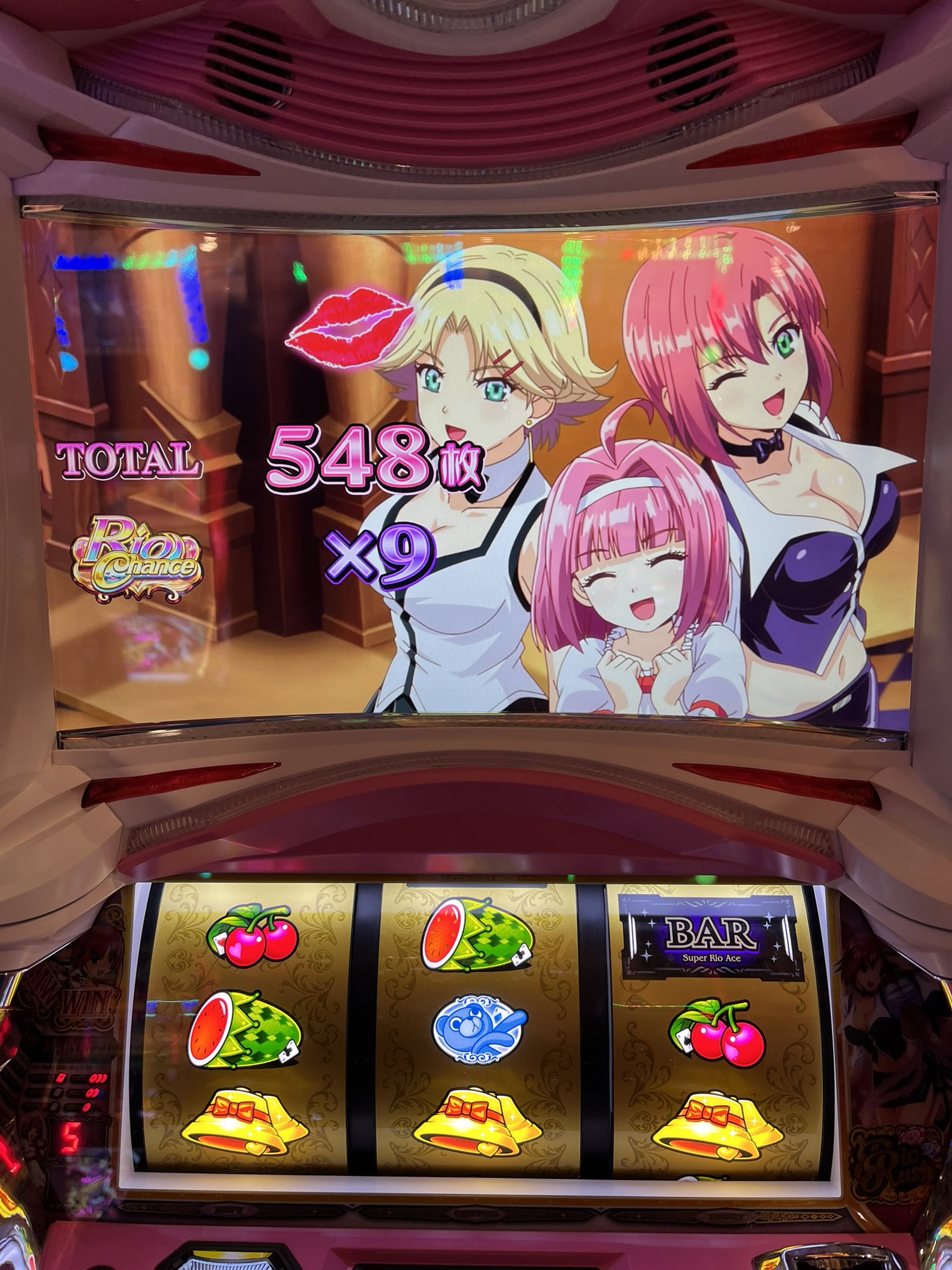 ホワイトブラウン スーパーリオエース、導入記念 リオ3Dマウスパッド
