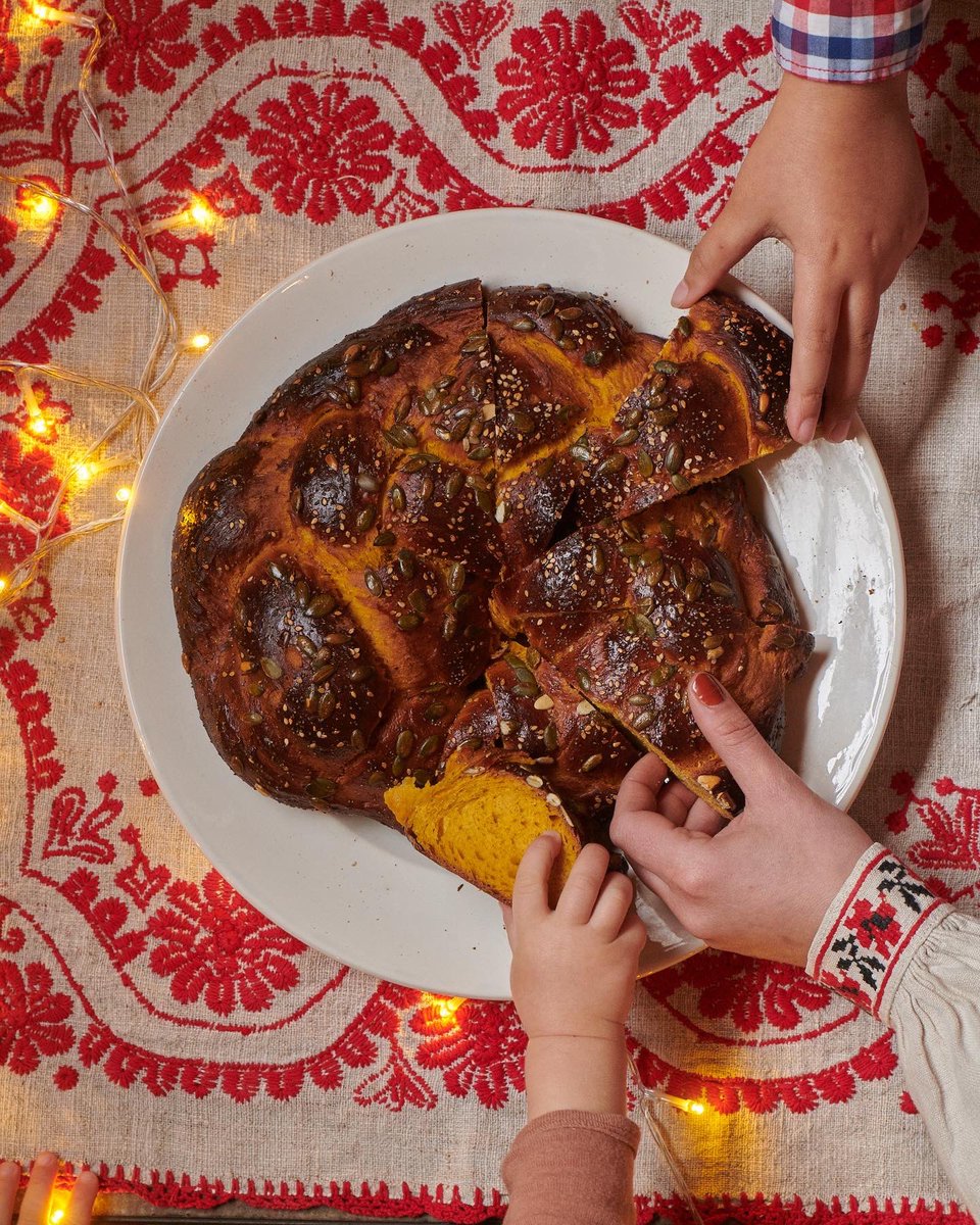 I know a lot of Ukrainians will not be celebrating Christmas in January, but I am on <a href="/SaturdayKitchen/">SaturdayKitchen</a> tomorrow and cannot miss an opportunity to show off a Ukrainian festive kolach and talk about Ukraine. Please join us! It’s been a while &amp; I am nervous &amp; excited. #cookforukraine