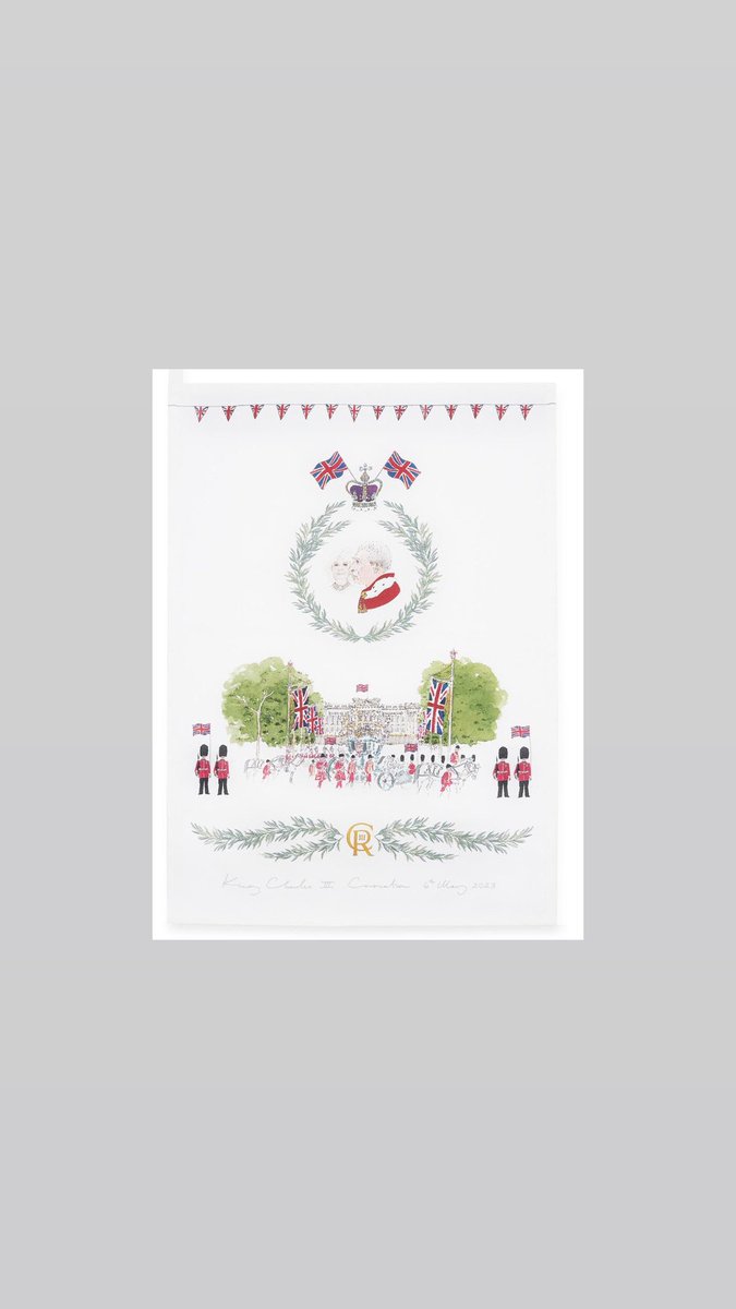 giftlindley's tweet photo. King Charles III Coronation Range!

To commemorate the coronation of King Charles III, Sophie has illustrated King Charles III, the Queen Consort and the spectacle of of a Royal occasion.

Pre-Order now as we expect these to sell very fast and stocks are limited apparently https://t.co/pvDViwKDoW