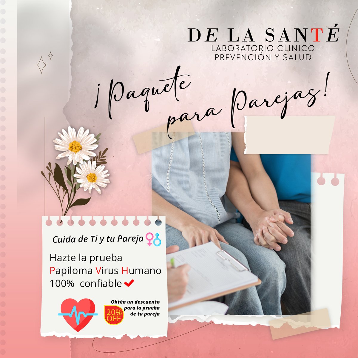 DeLaSanteLab's tweet photo. Te ofrecemos la prueba del VPH
Cuida de ti y de tu pareja; obtén un 20% descuento en la 2da prueba. Contáctanos: 914 165 199 / 923 419 956 / 980 729 809 #VPH #HPV #humanpapilomavirus #viruspapilomahumano #virus #humano #lima #peru #lamolina #limaperu #surco #SantiagodeSurco https://t.co/9rT51TvKuW