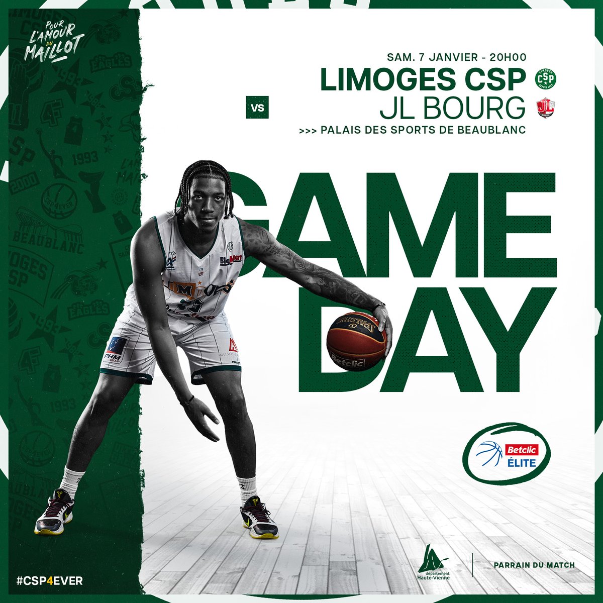 Limoges CSP on Twitter "🆚 Limoges CSP / JL Bourg 🏟️ Palais des Sports
