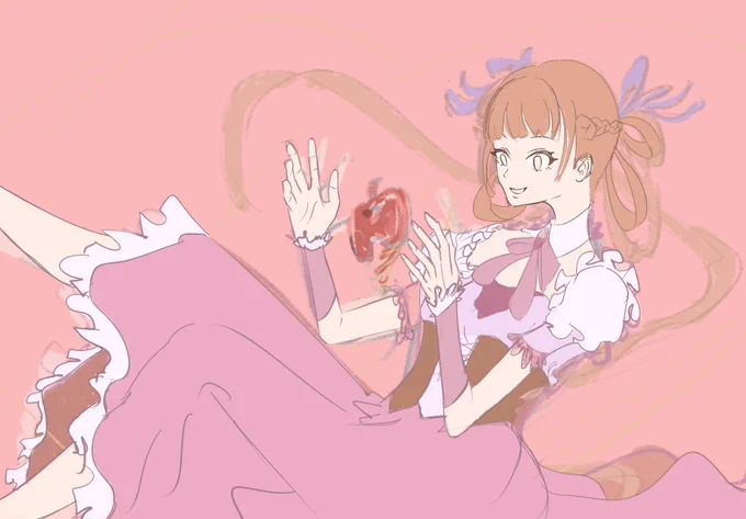 #れいじるの毎日チャレンジ 365+6日目 120分?#シュガーアップルフェアリーテイル の応援イラストでも描こうと思ったんですけど、全然間に合わなかった笑完成させよ〜!!これからよろしくお願いしますー!! 