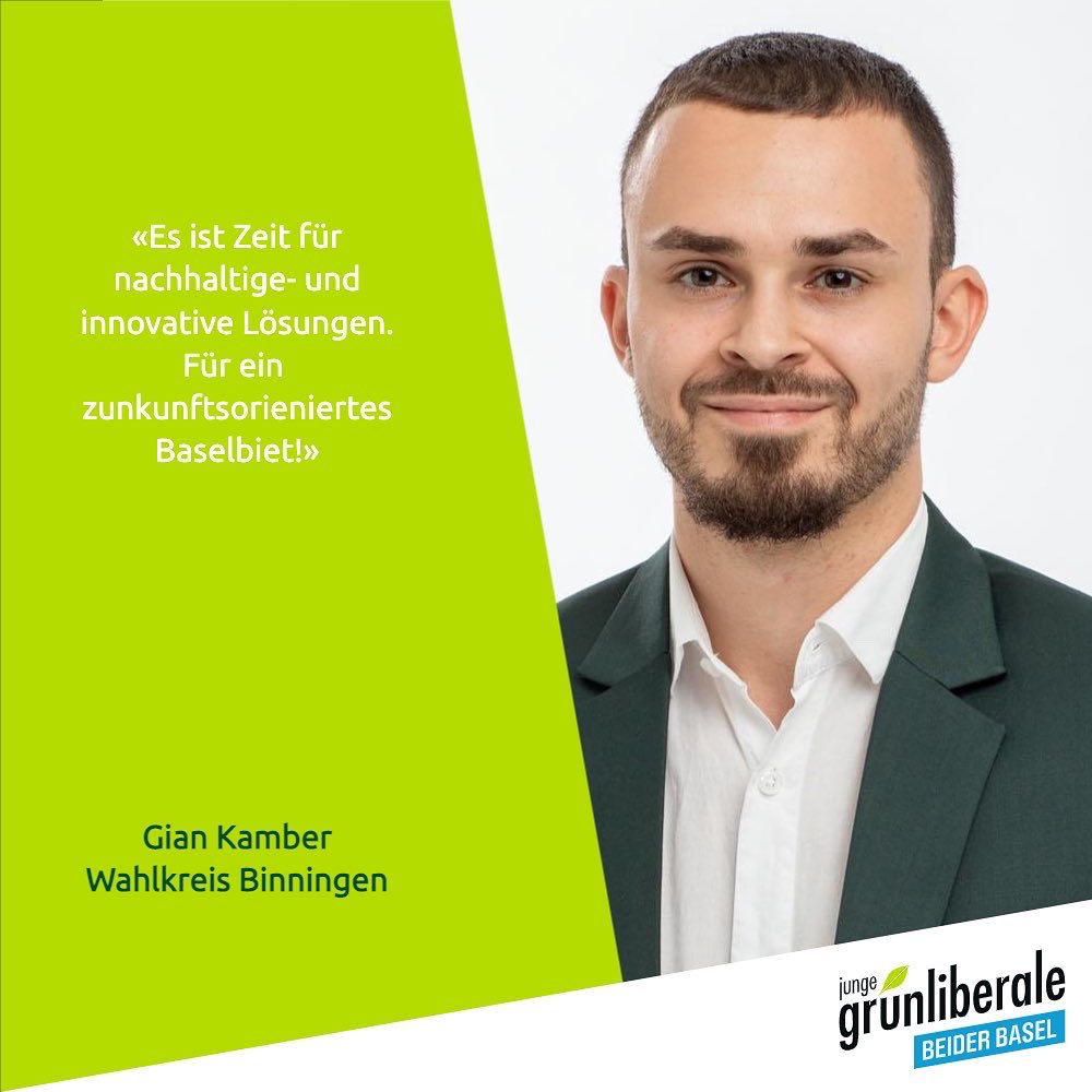 jglpBLBS's tweet photo. Wir stellen unseren Spitzenkandidaten für die #Landratswahlen 2023 aus dem Wahlkreis Binningen, Gian Kamber, vor. 🤗

Er studiert Politikwissenschaft und Geschichte, ist im Vorstand der GLP BL, jglp beider Basel und im Wahlbüro Binningen. ✏️

❗️Wähle die GLP und wähle Gian! https://t.co/TXWy0bo0kK