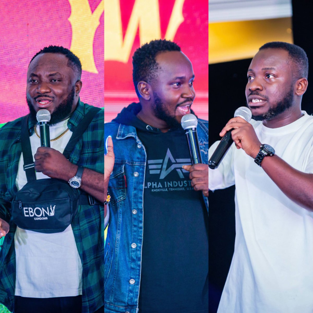 dkbghana's tweet photo. DKB, OB, Lekzy &amp; Co Crack Up Patrons at the Just Ended New Year Comedy NIght.

It was a fantastic night full of unforgettable events. The venue was the La Palm Royal Beach Hotel, and the atmosphere was magnificent. The #newyearcomedynight show was a major success. https://t.co/kcYkE0P6WQ