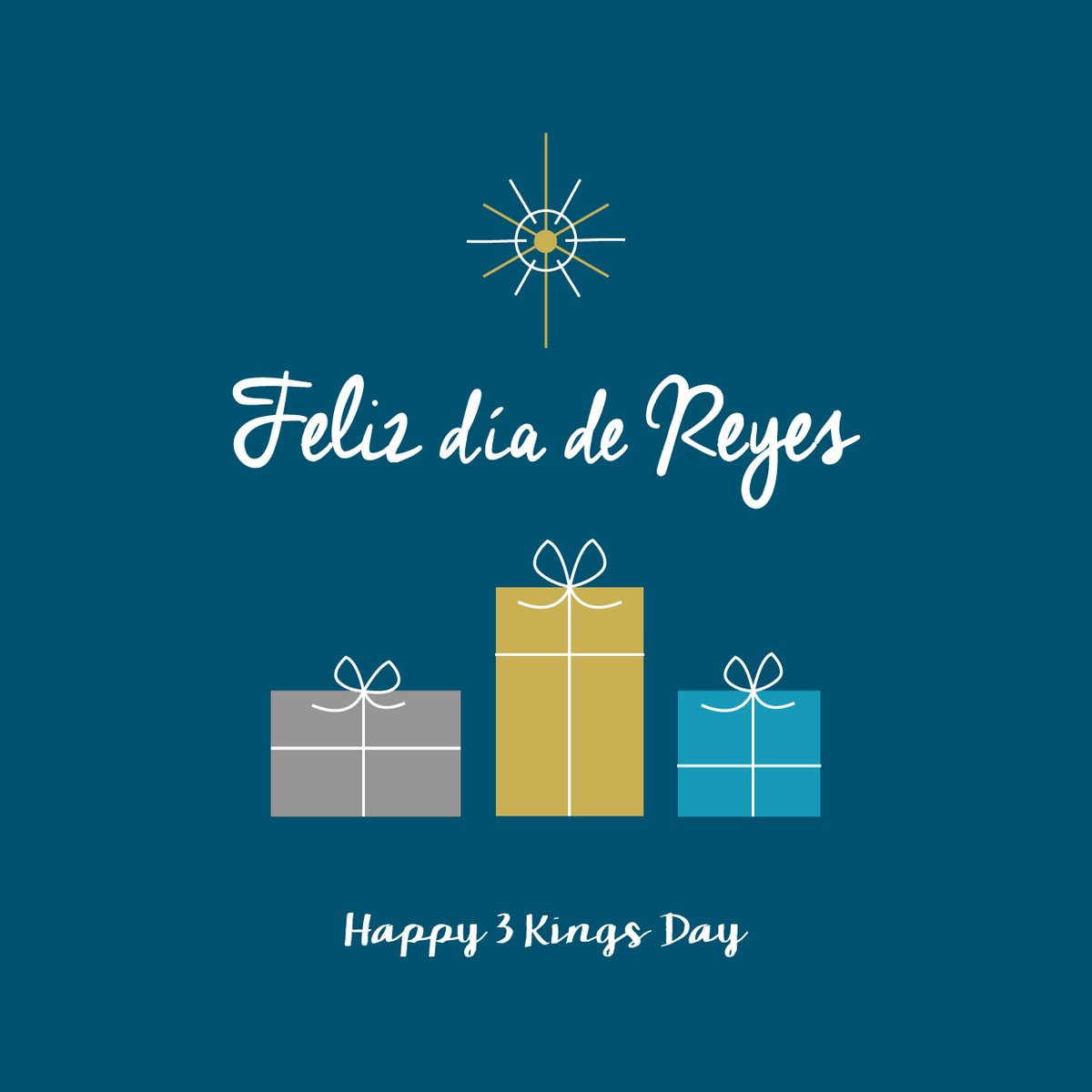 ¡FELIZ DIA DE REYES! Wishing you a happy Three Kings Day.