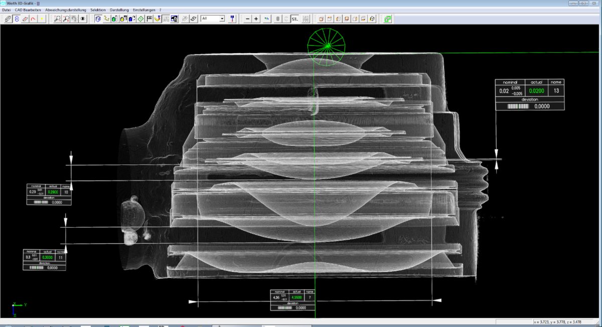 werthinc's tweet photo. Here is another great example of how CT\X-Ray is THE choice for non-destructive inspection. Without taking this camera lens apart, we were able to fully see what's inside, inspect and measure every single component, check for fittings and deviations. https://t.co/FITqNYnLaj