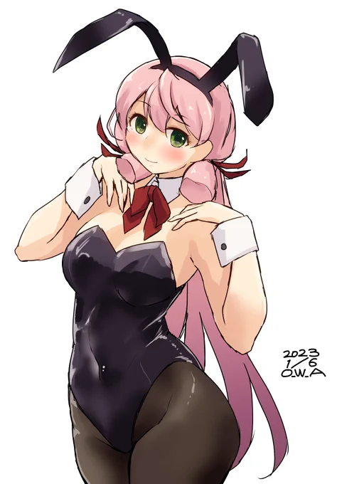 バニー明石#艦これ版深夜の真剣お絵描き60分一本勝負#艦これ版真剣お絵描き60分一本勝負_20230106 