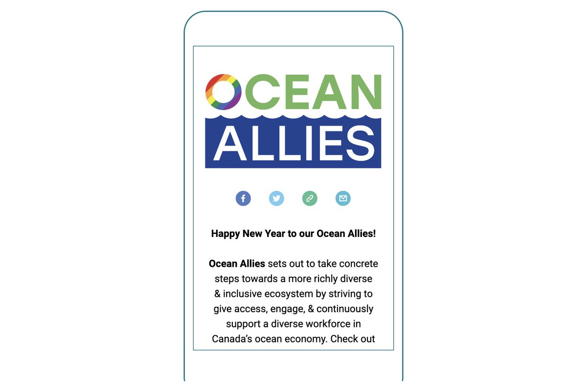 OceanAlliesCAN's tweet photo. Happy New Year to our Ocean Allies! π π
We're excited to be back & working alongside our partners to help strengthen #EDI in Canada's #oceansector
Check out the OA January Newsletter to see what exciting events we've got planned this month: https://t.co/ENEkRwEKF8 https://t.co/E5n2VwBmf9