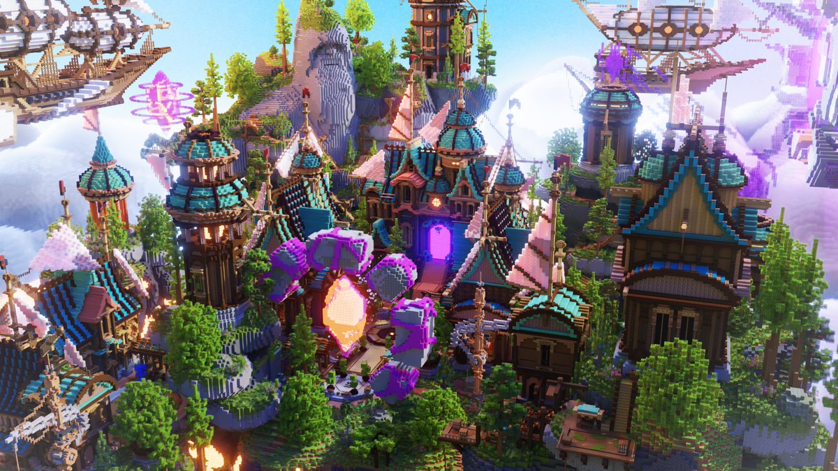 Lol1xon's tweet photo. Minecraft Lobby!
Rendered by: me🧐
Built on: @AliquamCreative 
Commissions open! Lolixonn#8220

#Minecraft  #minecraft建築コミュ #Minecraft都市開発 #Minecraftbuilds https://t.co/PI05tBgwn3