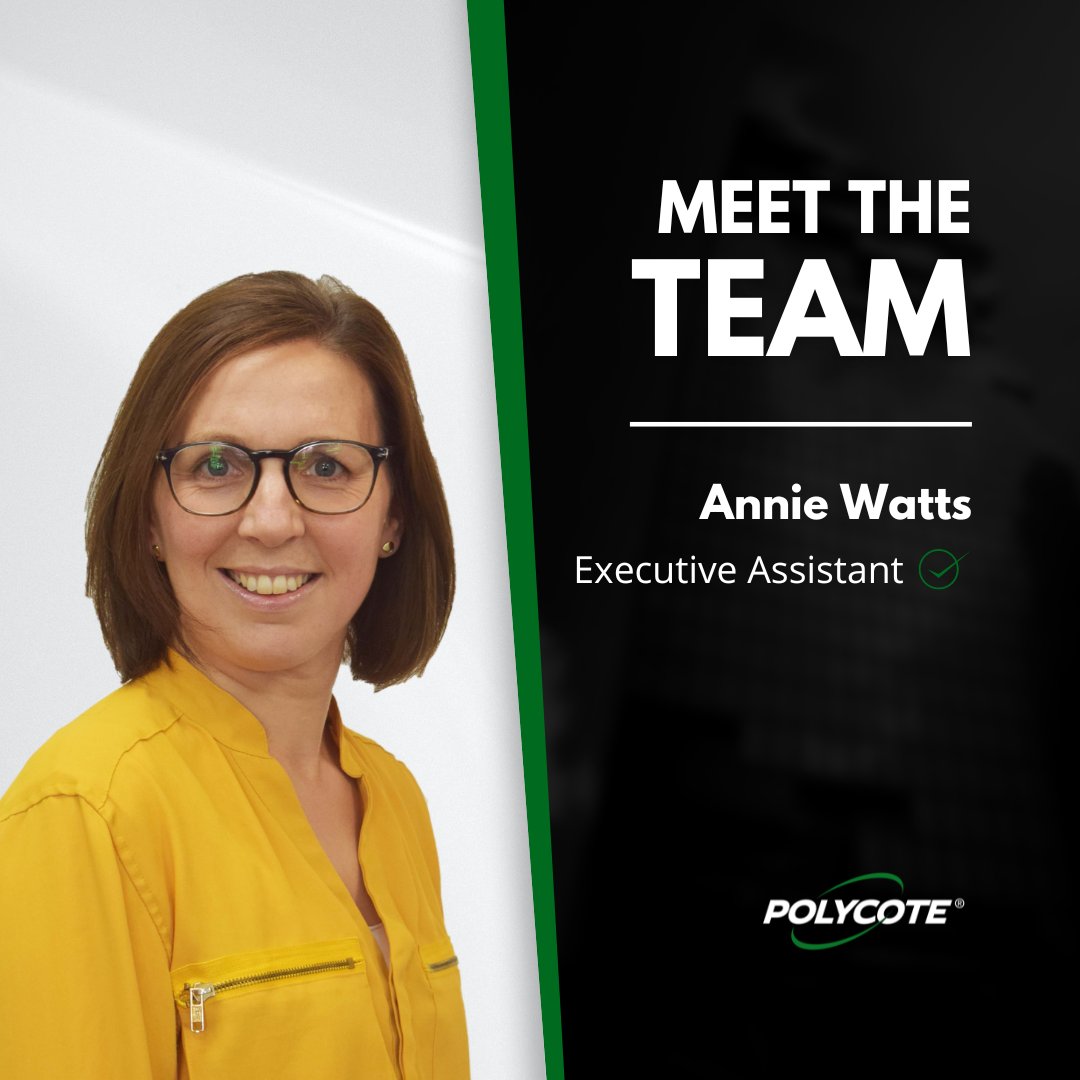 PolycoteUK's tweet image. Meet Annie Watts, our Executive Assistant

Annie is predominantly EA to Steve but offers support to whoever is in need. She works in partnership with marketing, HR, operations, facilities, H&amp;amp;S, and anything else required!

#polycote #polycotepro #meettheteam