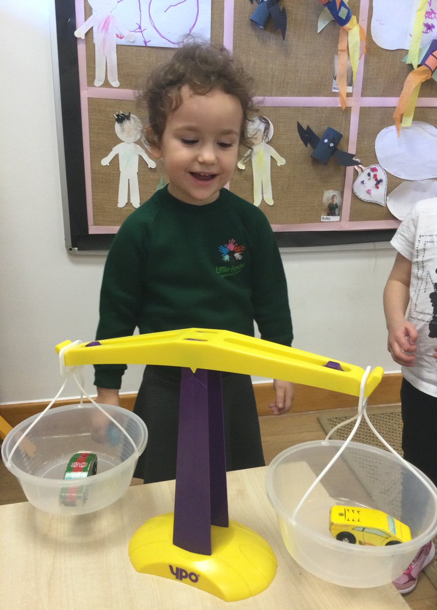 LittleForestNu2's tweet photo. This week we have been exploring the concept of light and heavy. The children have been using the scales to see which items around the classroom are light and which are heavy. https://t.co/sBnbkovvla