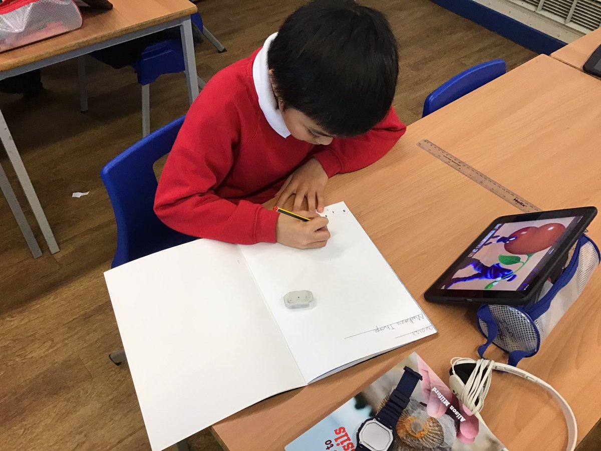 HGPAMissCook's tweet photo. We’ve been inspired by Mackenzie Thorpe this afternoon! We’ve worked so hard, practising our sketching techniques and creating our own authentic pieces.✏️❤️ #harrowgateacademy #harrowgateart https://t.co/ohO0wB9y5N