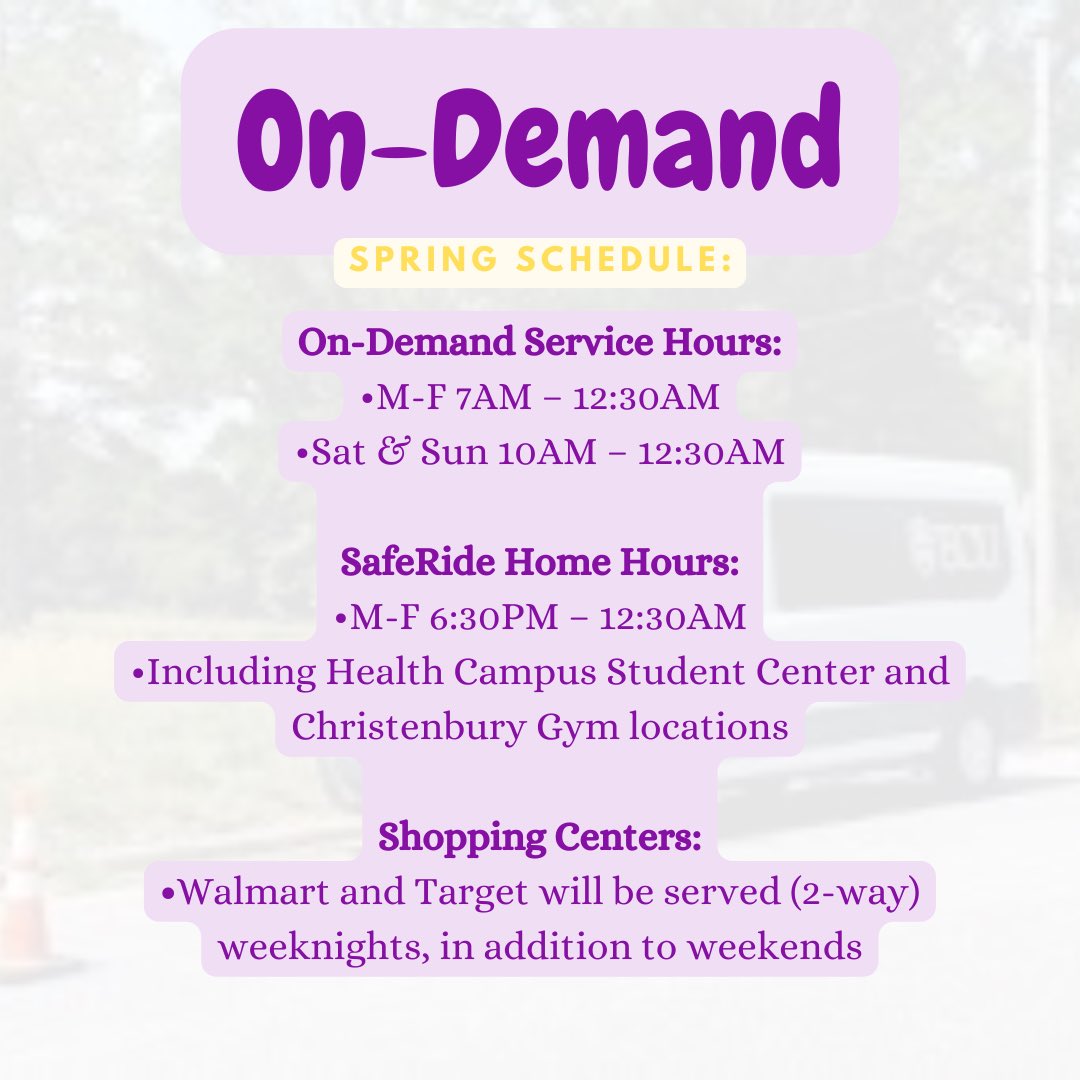 ECU Transit tweet media