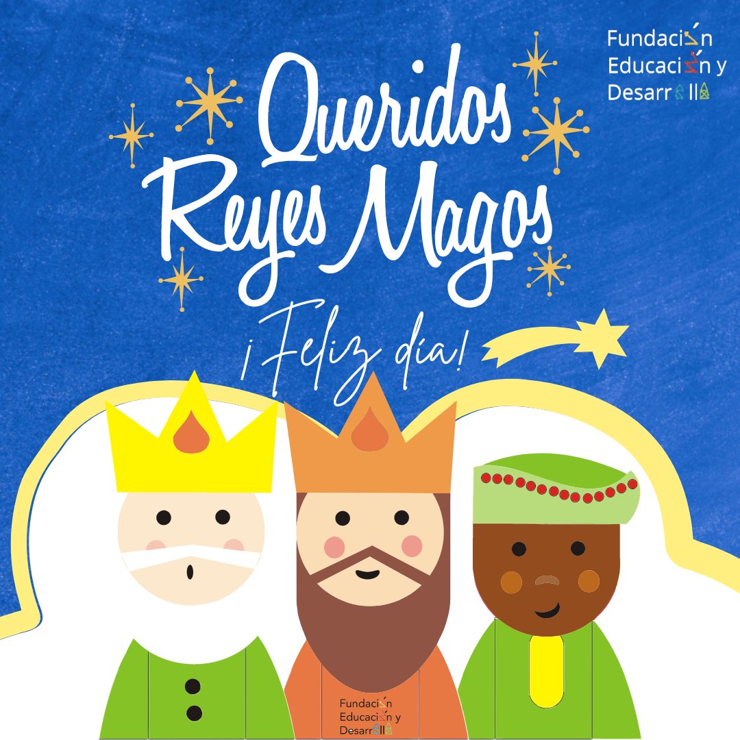 EducacionLima's tweet photo. Feliz día de Reyes @feducaydesarrol  @educaynaturural https://t.co/1YvyTmLATB
