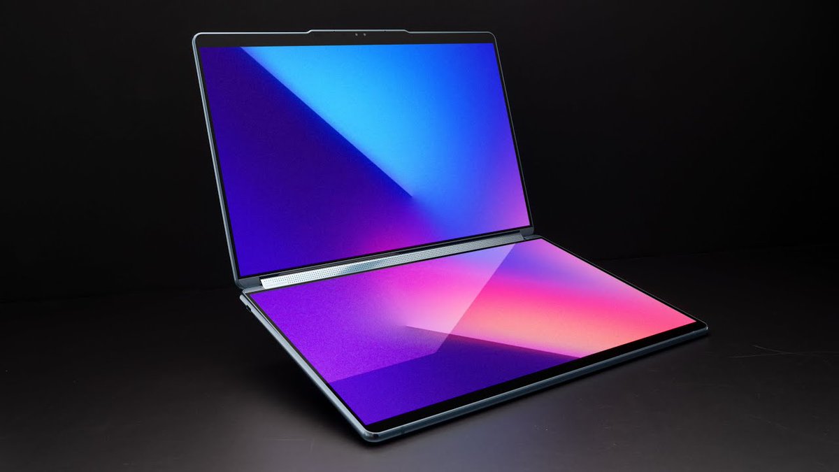 Most of the time when I see a company innovating / changing something I say, "Pshhh, that's a gimmick."

But this laptop does look really cool and useful:

youtube.com/watch?v=Ep6HhI…

Stick around until at least 1:30 to get the picture 😮🤯.