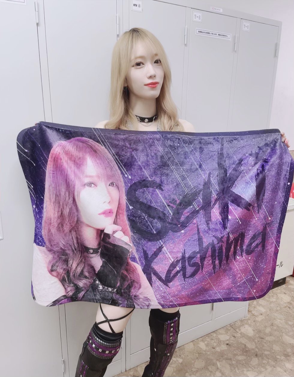 スターダム　鹿島沙希　ブランケット スターダム ウィンターブランケット 鹿島沙希