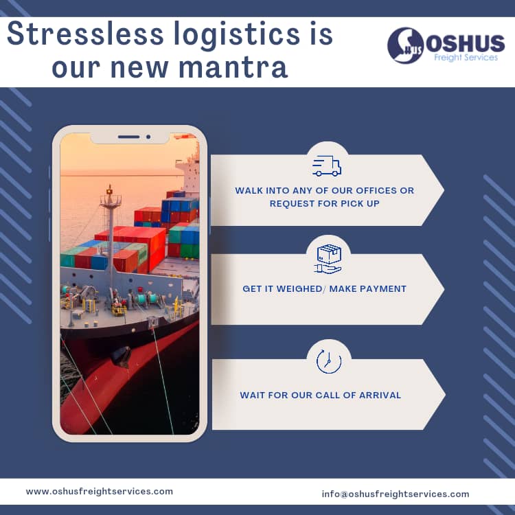 We do it all, pick up, shipping, customs clearance and delivery so you don't have to worry.

Call/ Whatsapp 063 303 7246 / +234 902 737 1988
oshusfreightservices.com

 #shippingfromchina #SeaFreight #logisticsinlagos #logistic #logisticscompany #lagosbusinesswoman #logisticscargo
