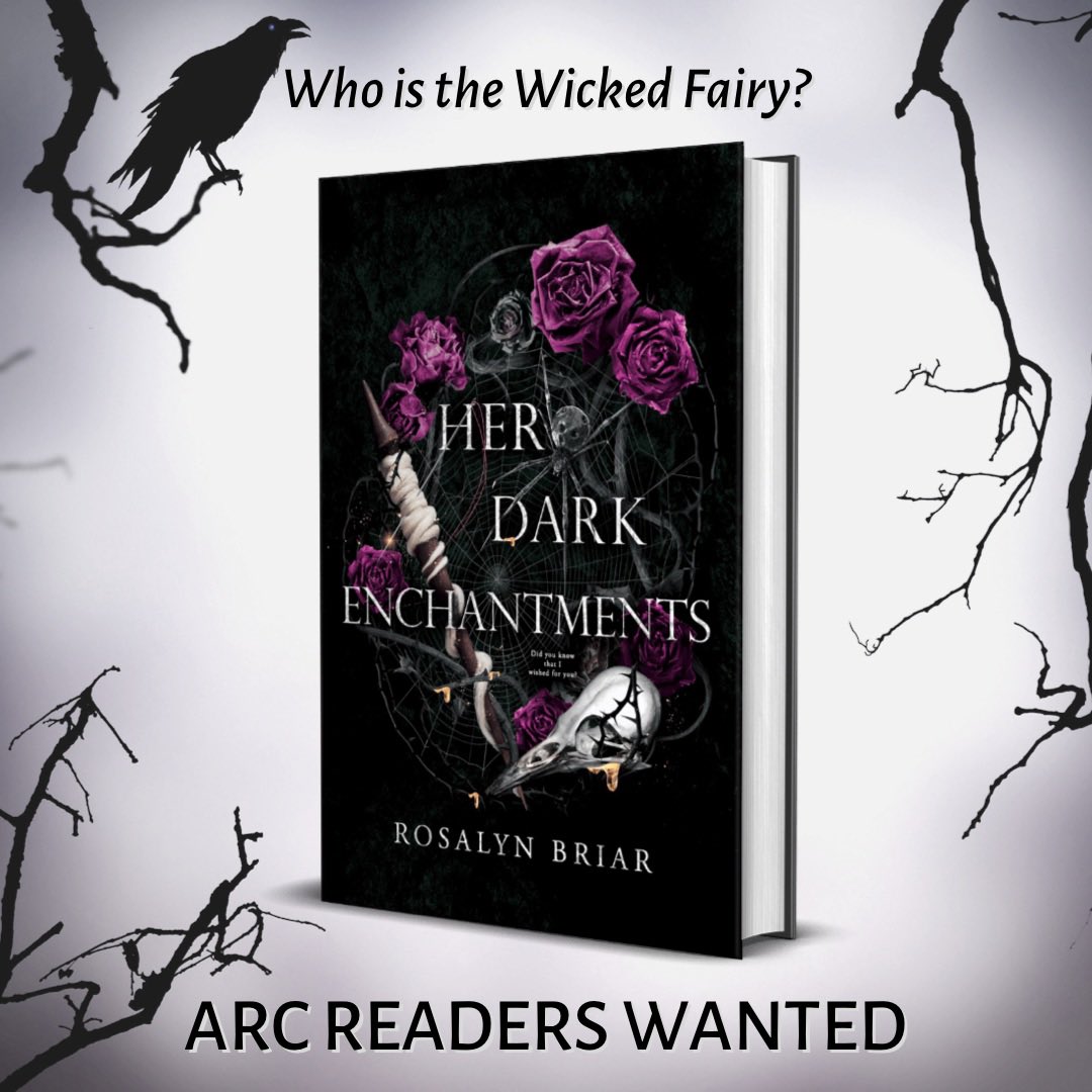 Her Dark Enchantments is looking for ARC readers! 

✨dark fantasy fairy tale
🖤enemies-to-lovers
🔮witchy magic
🌶spicy scenes
🪄fairies &amp; gods
🪶animal sidekick
😈fierce heroine
⚔️vengeance

If you would like an ARC, please let me know below 🖤
