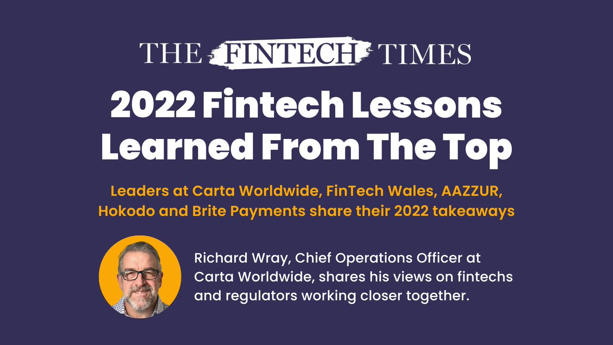 “Fintech has always held disruption at its core and is known for moving fast, and occasionally breaking things. Regulation has largely been cautious, slow, and unable to match the pace of fintech innovation." Read the full article on <a href="/thefintechtimes/">The Fintech Times</a> ⬇️   thefintechtimes.com/2022-fintech-l…