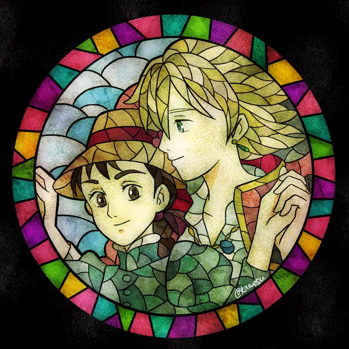 何度かのせた過去絵。 ハウル終盤ですね