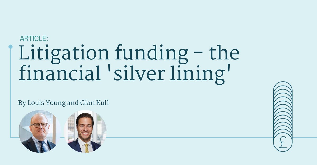 Augustafinance's tweet photo. Litigation funding has provided a win-win solution for law firms in recent times.

Louis and Gian advise on how businesses can pursue claims while benefiting from increased liquidity, positive P&amp;L impact...and more!

https://t.co/JygW0jhm2P

#litigationfunding #litigation https://t.co/1YDFk3LNdH