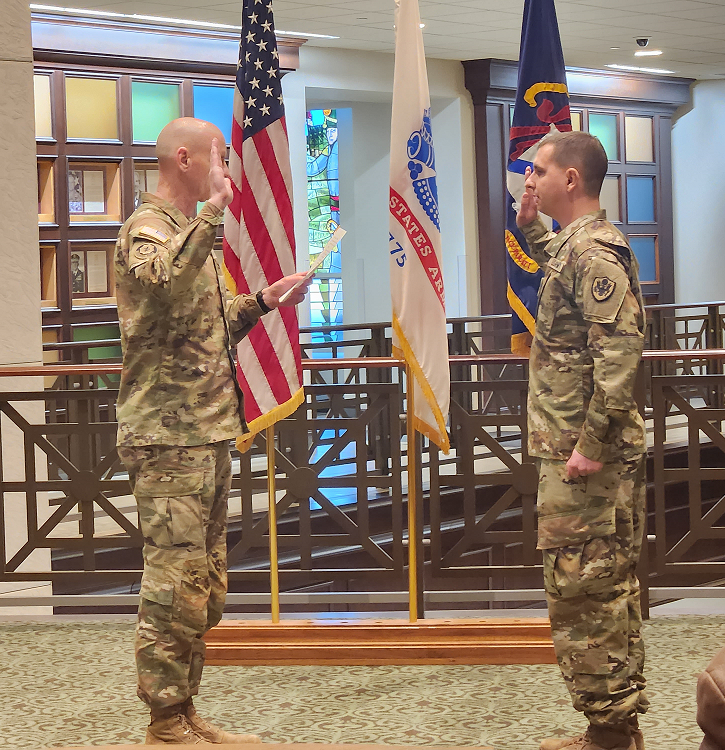 JCISFA's tweet photo. Family, friends, and JCISFA colleagues attended the promotion ceremony of LTC Phillip Wingo. Congratulations to you and your family.  #thejointstaff https://t.co/3afg6ApYos