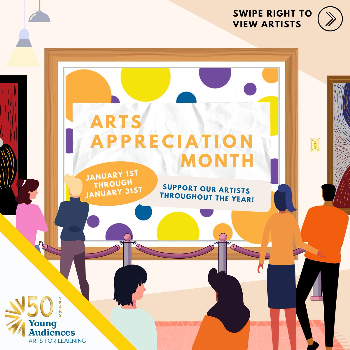 yaaflorg's tweet photo. January is ARTS APPRECIATION MONTH! Let's celebrate the arts and creative expression. Learn about the amazing teaching artists dedicated to providing arts learning education for students.
#Arts4Learning #ArtistSpotlight #DatestoRemember #ArtsAppreciation #ArtsAppreciationMonth https://t.co/0ggU6IcqkK