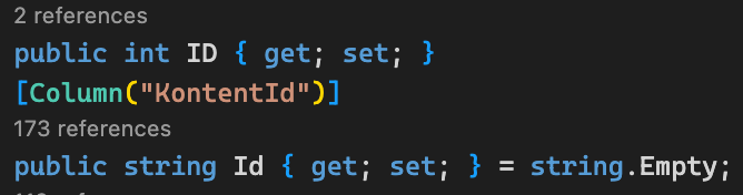 I found this today. Maybe I should create a third property called `id`...