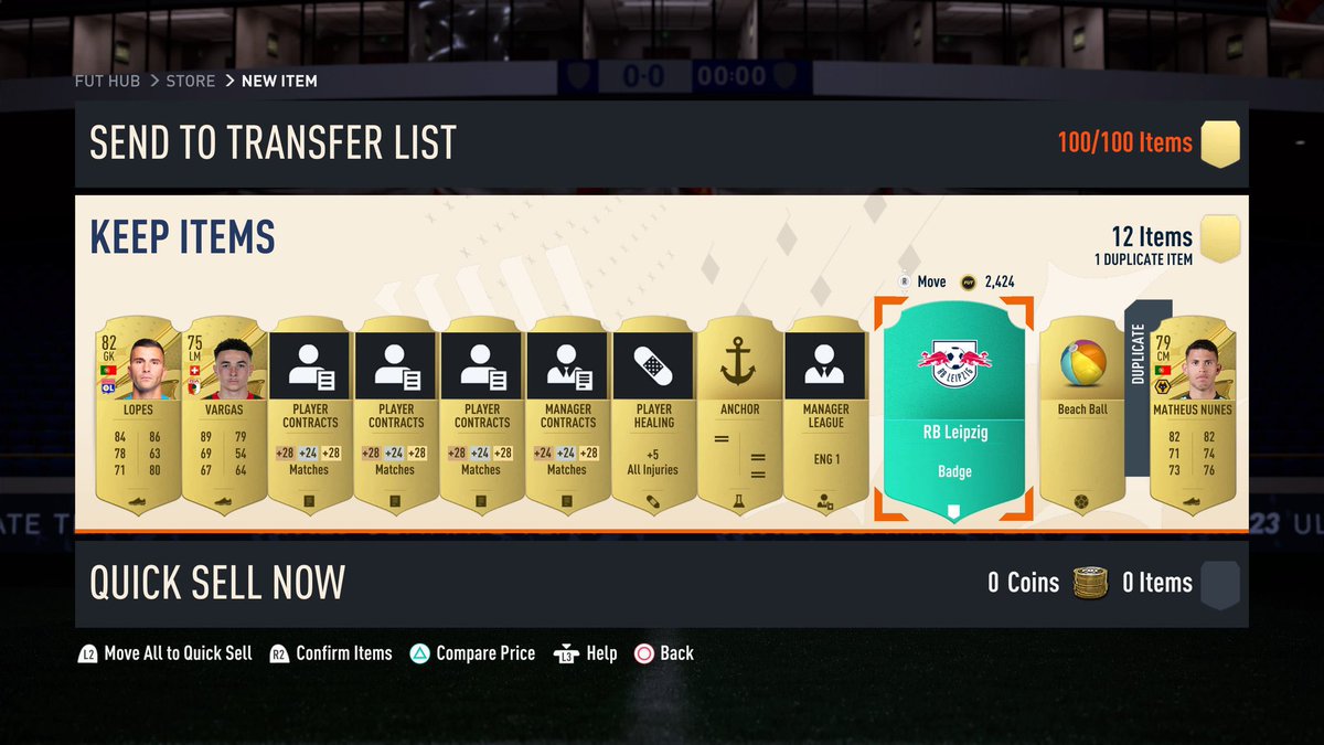 Not really played much FUT recently. Why is this RB Leipzig badge green and discards for 2.4k?