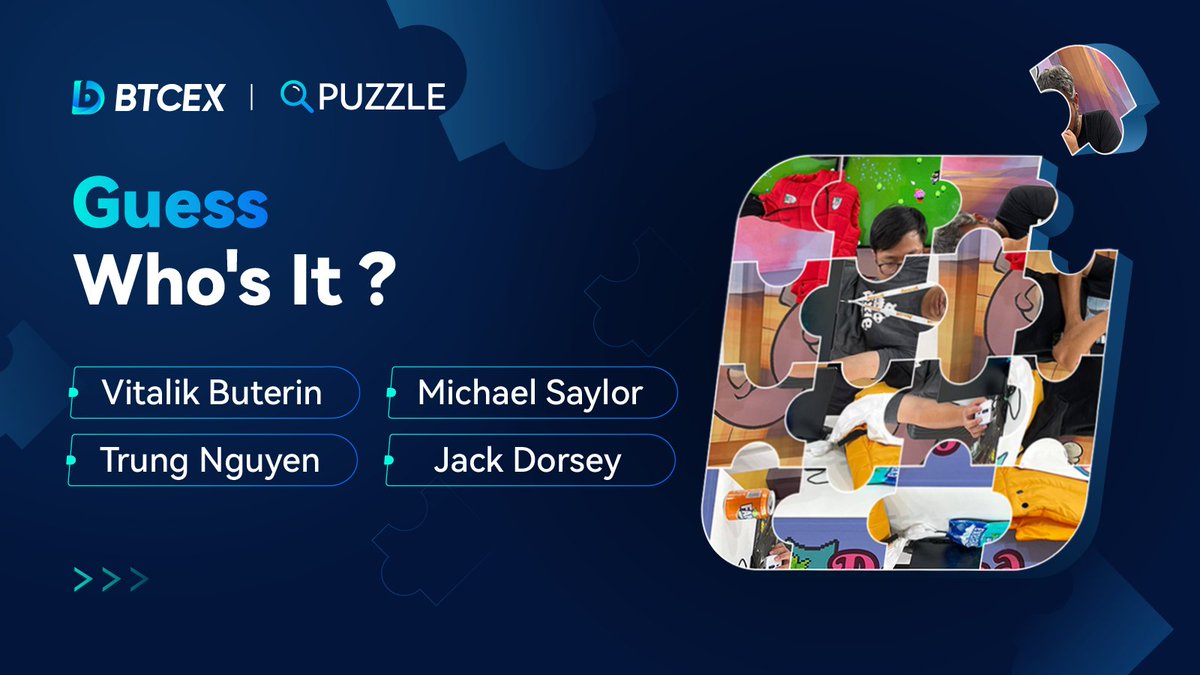BTCEX_exchange's tweet photo. Can you name the person in this picture? 😉

▶️ Write down in the comment ⤵️ 
🏷️ Tag 5 people &amp; follow
@BTCEX_exchange

🤩 10 correct responses with the most likes will receive $10 each 🤑

#BTCEXPuzzle #cryptopuzzle #fridayfun https://t.co/ua9EBOxvoK