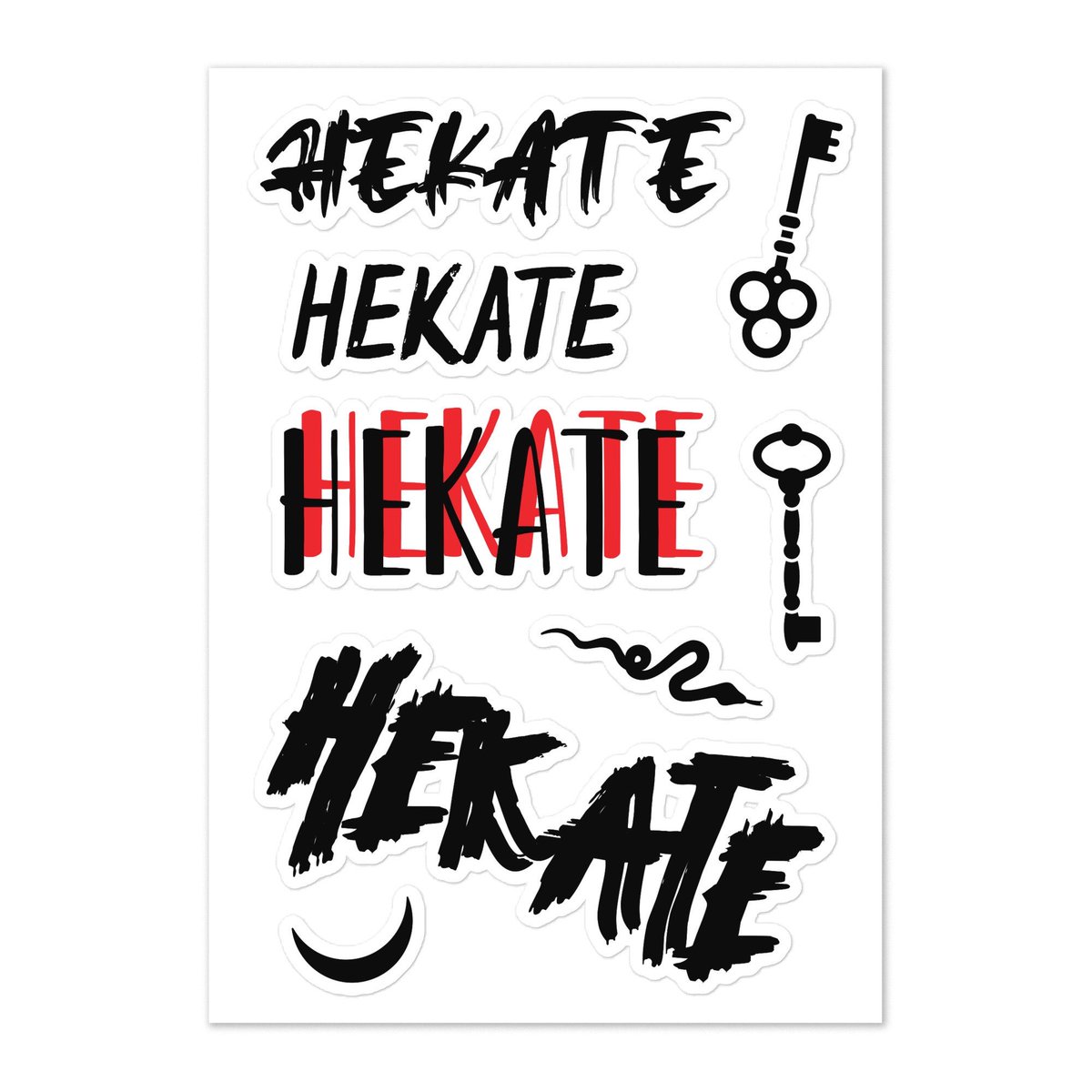 NoStopsGo's tweet image. Excited to share this item from my #etsy shop: #HEKATE - #Sticker Sheet - 5.83″×8.27″. #HekateMagick #Witch #PaganArt #WitchcraftArt #HekateSorcery #Sorcery #Mage #Magus #Pagan #Occult #PaganSticker #HekateSticker #GoddessHekate #Goth #WitchStyle #Goddess etsy.me/3WPtIJq