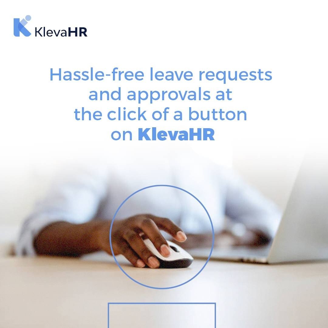KlevaHR's tweet image. Create ease for your staff members this 2023 with an easy Application for leave and approval process.
Own Your HR process today! Sign up and get a 30-day free trial.
Visit klevahr.com to get started.
#Swifta #swiftacloud #Tech #Techtalent4Hire #HR #HRMS #klevahr