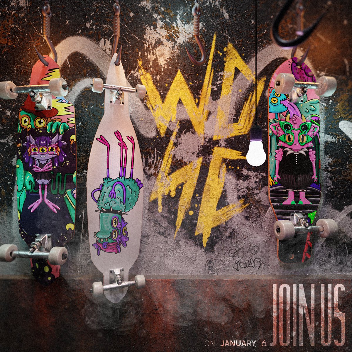 Wreck Deck Skate Club🛹 tweet media