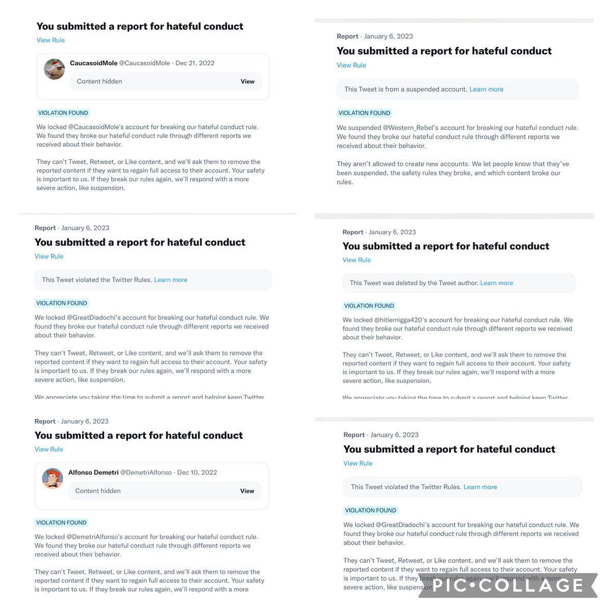 FightNeverFear's tweet photo. #DeplatformHate
#EndJewHatred
#ItStartedWithWords
#DeplatformingWorks
Thanks so much to everyone who reported. It takes a lot of people to accomplish this.🖤❤️
DMs are open if you want to report an account
Please don’t give up hope.
‼️Keep reporting because it still works. ‼️ https://t.co/q75JrSkkC0