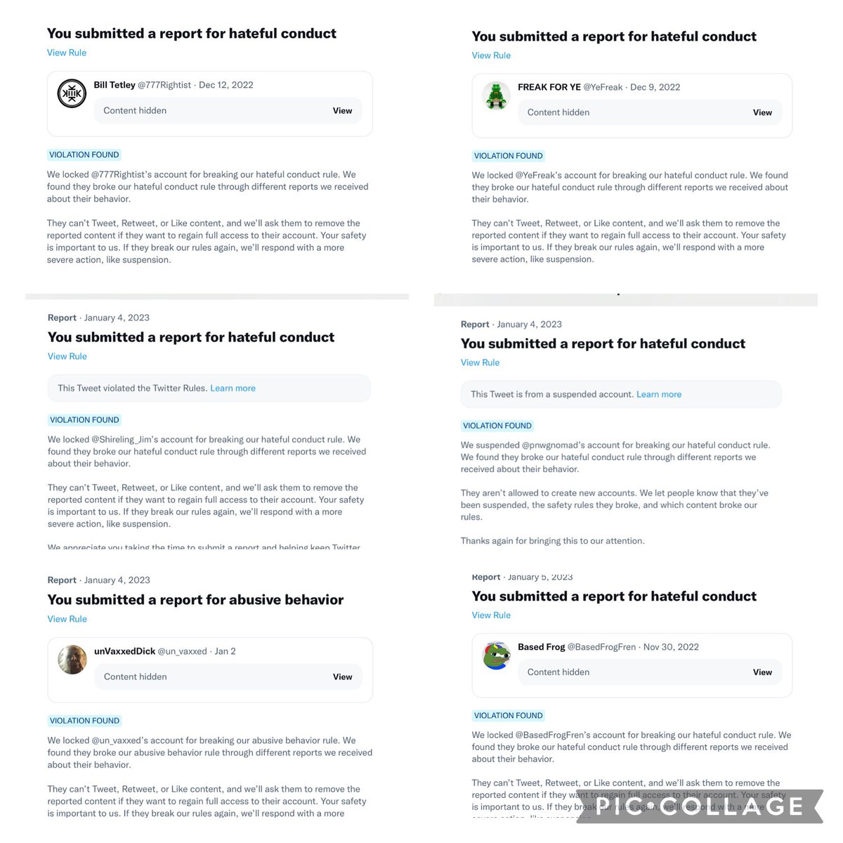 FightNeverFear's tweet photo. #DeplatformHate
#EndJewHatred
#ItStartedWithWords
#DeplatformingWorks
Thanks so much to everyone who reported. It takes a lot of people to accomplish this.🖤❤️
DMs are open if you want to report an account
Please don’t give up hope.
‼️Keep reporting because it still works. ‼️ https://t.co/q75JrSkkC0