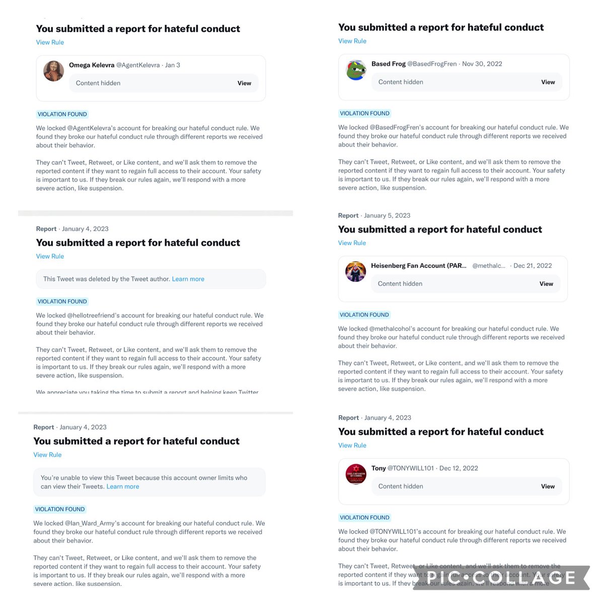 FightNeverFear's tweet photo. #DeplatformHate
#EndJewHatred
#ItStartedWithWords
#DeplatformingWorks
Thanks so much to everyone who reported. It takes a lot of people to accomplish this.🖤❤️
DMs are open if you want to report an account
Please don’t give up hope.
‼️Keep reporting because it still works. ‼️ https://t.co/q75JrSkkC0