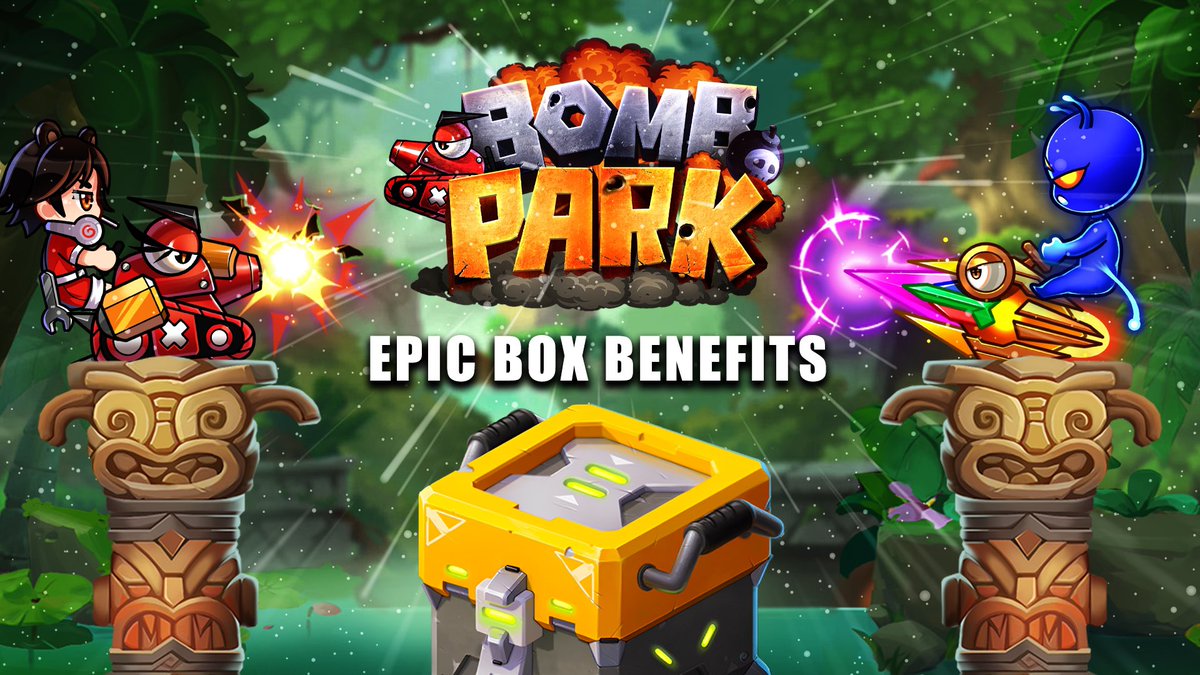 Howdy, Bombers!

💣Join #Whitelist Competition &amp; enjoy huge benefits!
bit.ly/BombParkWhitel…

💥Buy 10 Epic Boxes, get 80% payback in USDS + 30 Space Tickets!

🤑Every 10 boxes you buy gives more bonus!

🔥Own Elemental Lord=Endless wealth is guaranteed!
bit.ly/BombPark-EpicB…