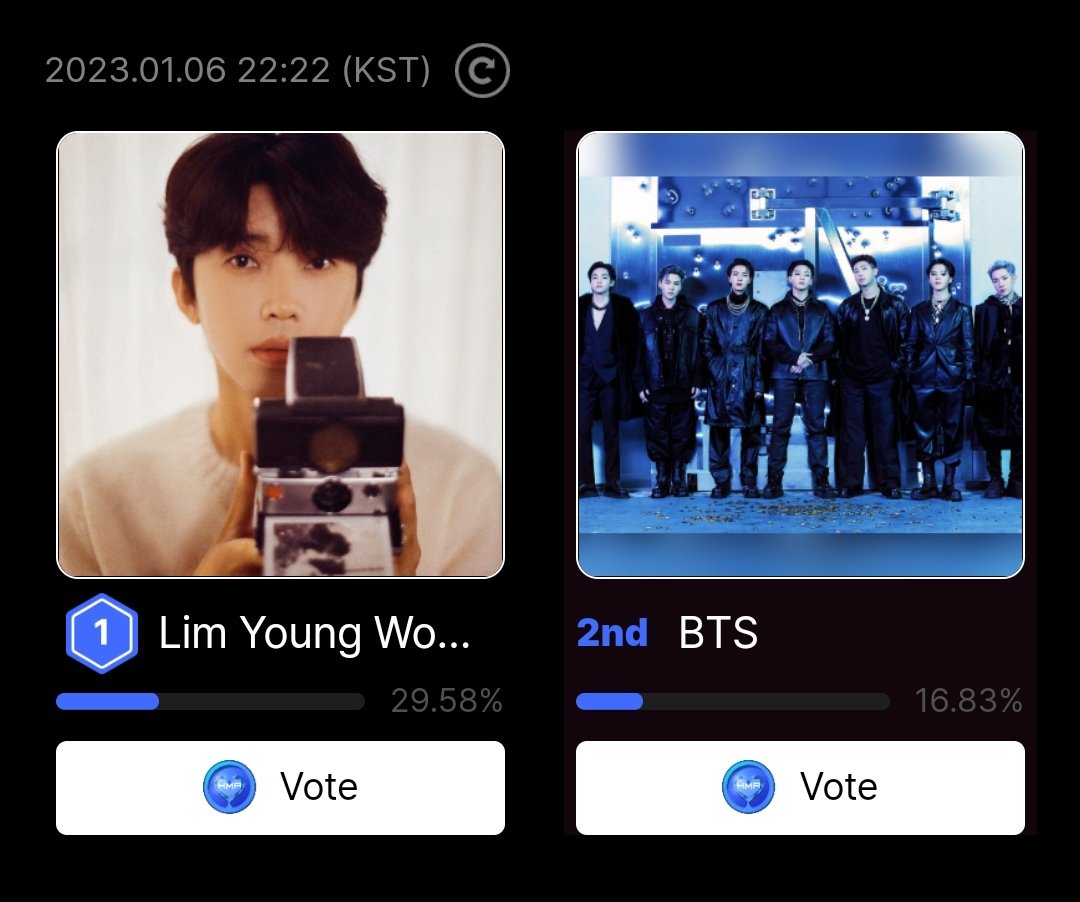 01Btsxarmy's tweet image. BTS is still at #2 for Hanteo Music Awards "ARTIST OF THE YEAR" 🚨

🗳️:link.whosfan.io/EVENT/RnBXdnNV…