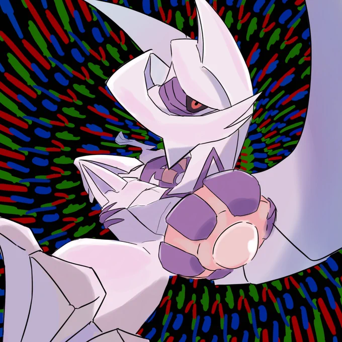 パルキア(+15min) #ポケモン版深夜の真剣お絵描き60分一本勝負 