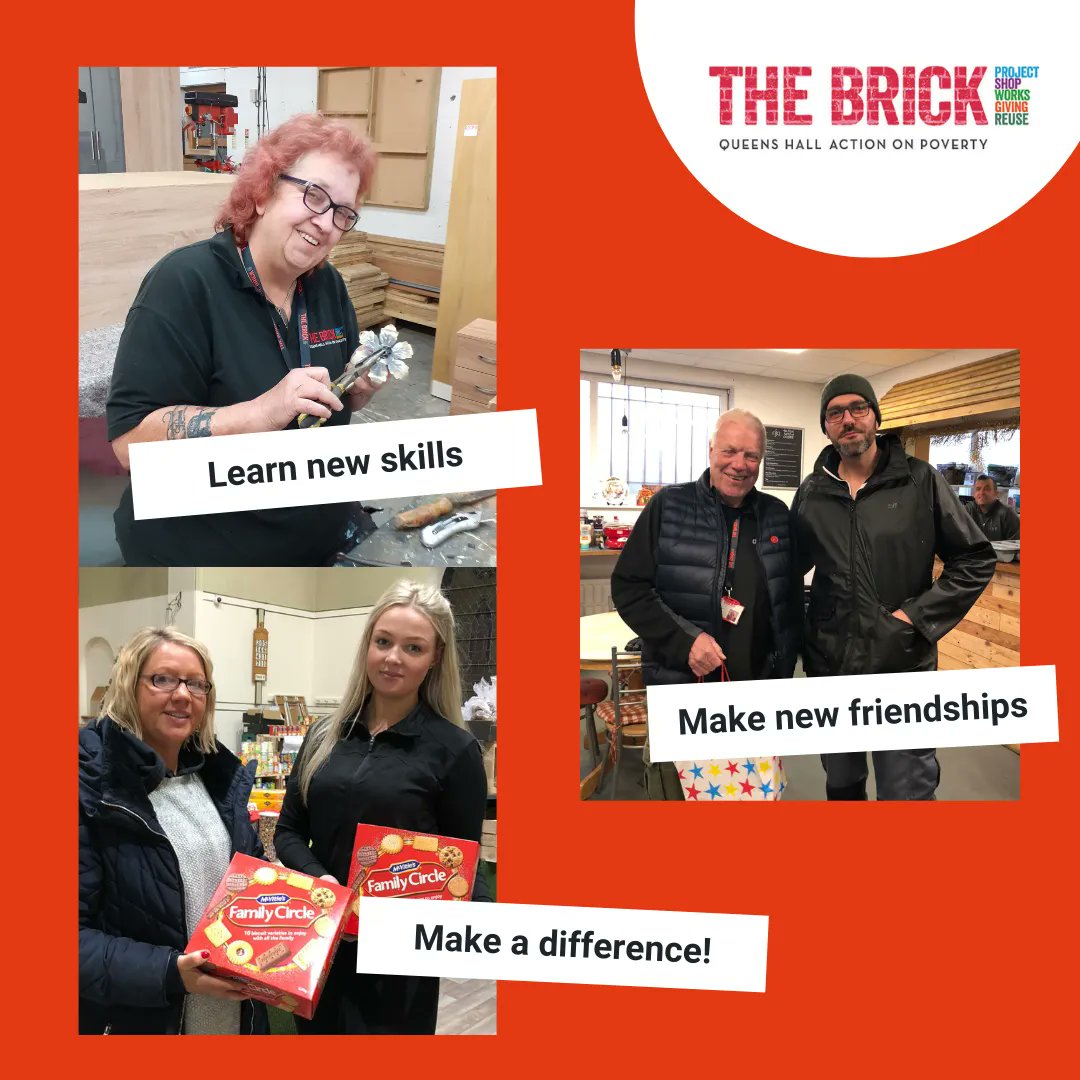 TheBrickWigan's tweet photo. Looking to gain new skills or meet new people in 2023?🤔 Have you considered joining our award-winning volunteering team? 🎉 To find out more, please contact Volunteer Coordinator, Emma Shaw emma_s@thebrick.org.uk or call 01942 236953.
#VolunteeringMatters #MakeADifference https://t.co/QcT47NfAi4
