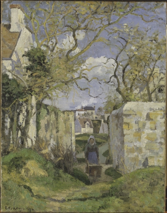 Camille Pissarro, Landscape from Pontoise, 19?? #nationalmuseum #natmuseumswe collection.nationalmuseum.se/eMuseumPlus?se…